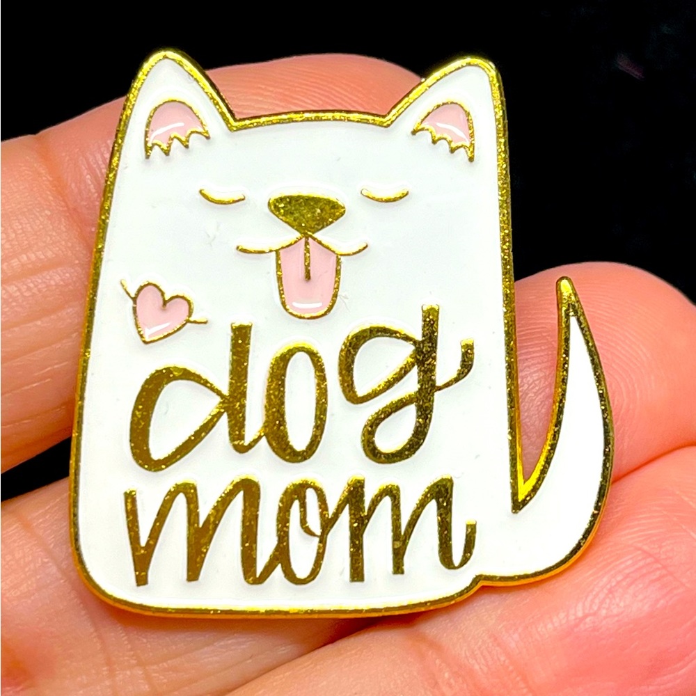 pooch/dog lover lapel pin -enamel NWOT